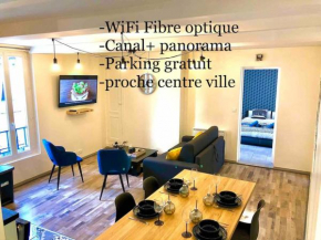 Le Black and Wood, proche centre, parking gratuit.